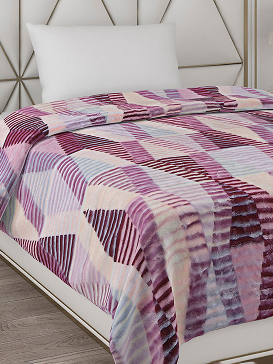 Printed Single Bed Blanket for Mild Winter -2 Ply