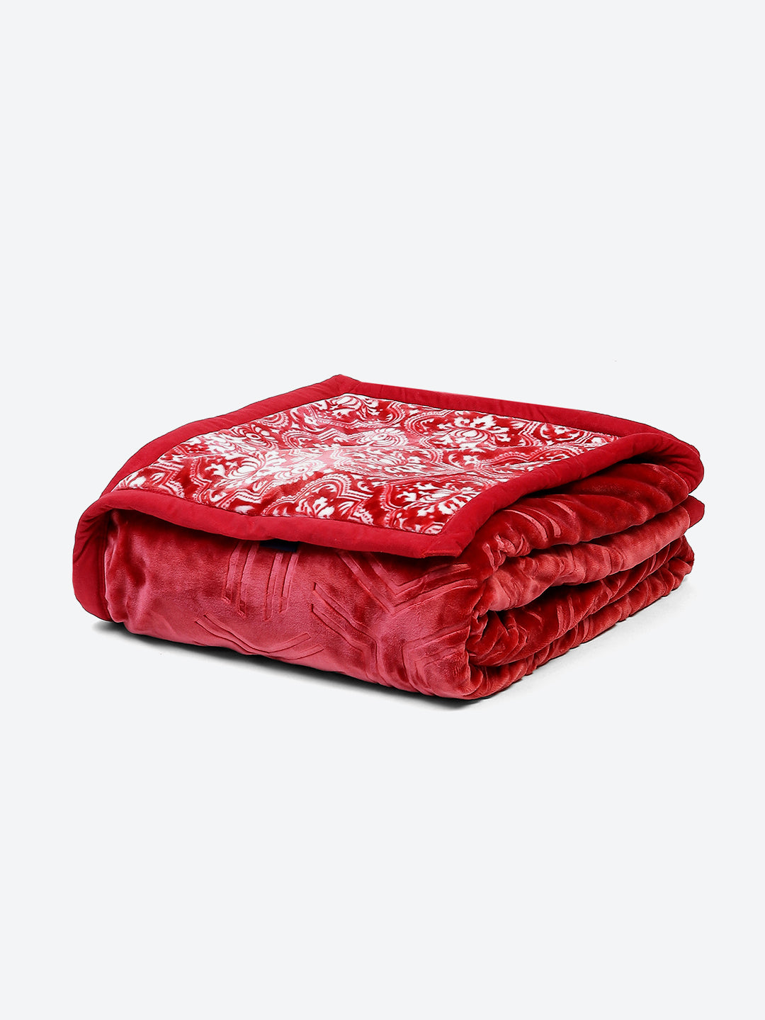 Printed Double Bed Blanket for Heavy Winter -2 Ply