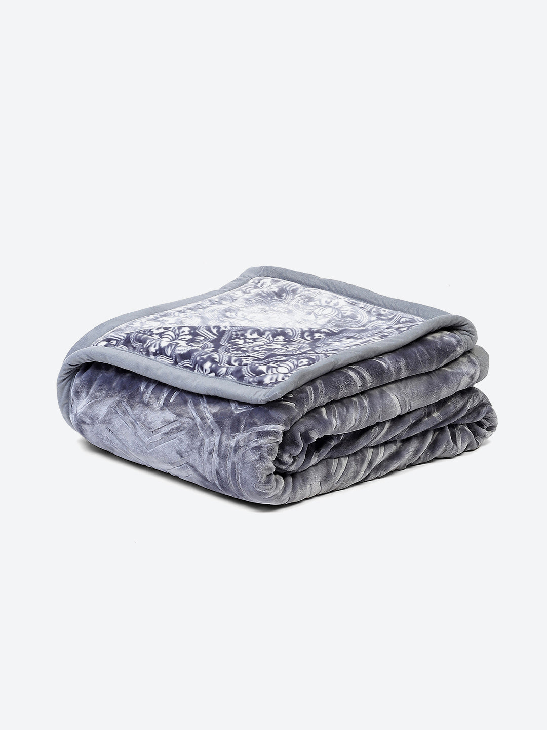 Printed Double Bed Blanket for Heavy Winter -2 Ply