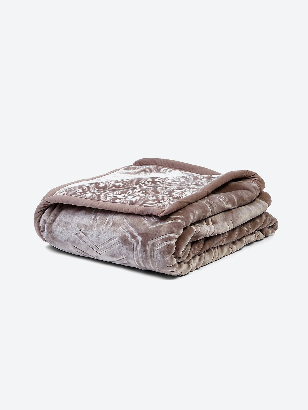 Printed Double Bed Blanket for Heavy Winter -2 Ply