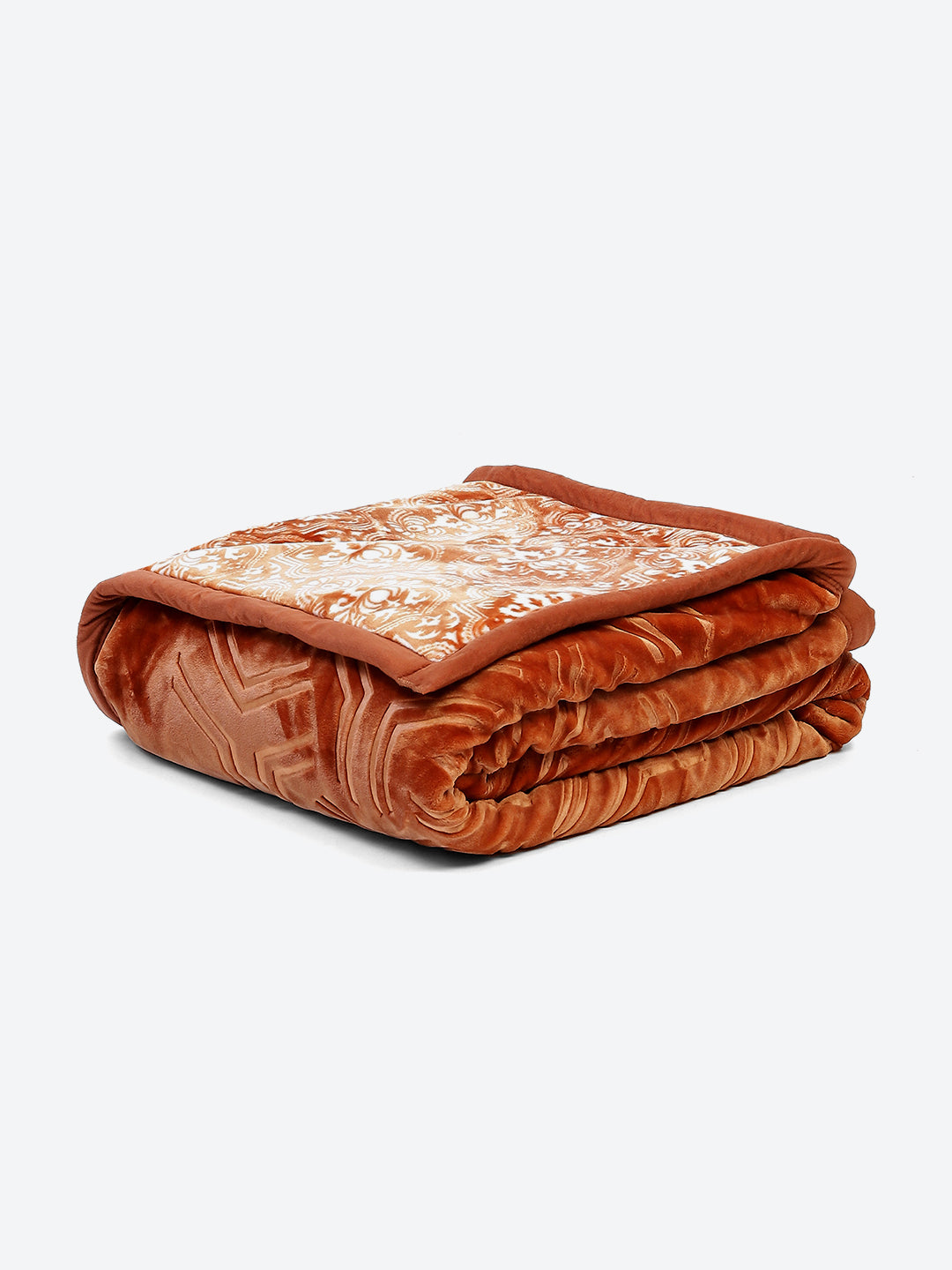 Printed Double Bed Blanket for Heavy Winter -2 Ply