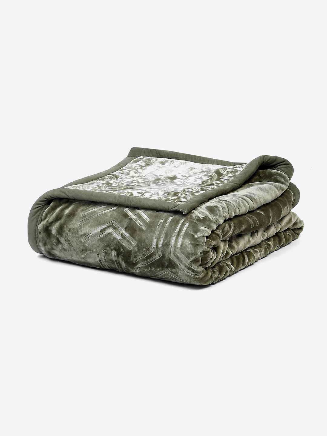 Printed Double Bed Blanket for Heavy Winter -2 Ply