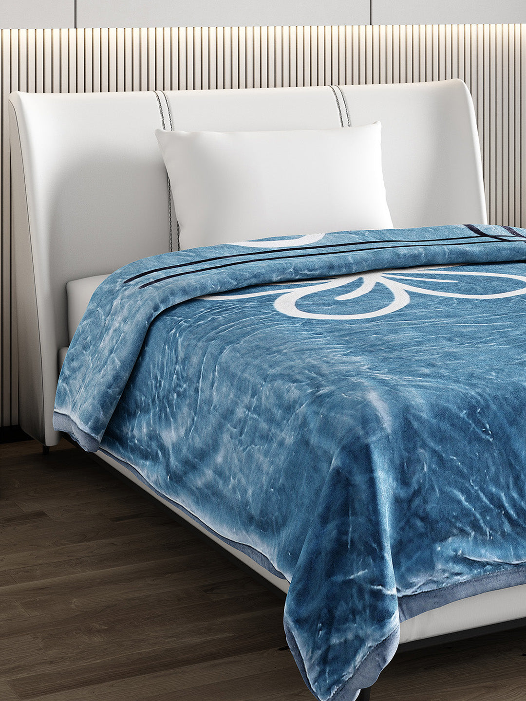 Printed Single Bed Blanket for Heavy Winter -3 Ply