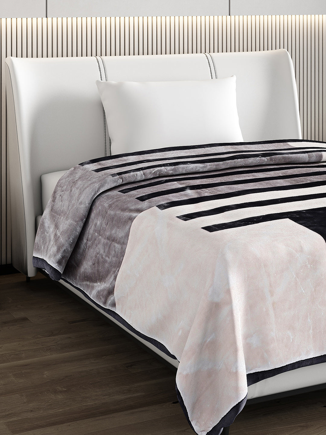 Printed Single Bed Blanket for Heavy Winter -3 Ply