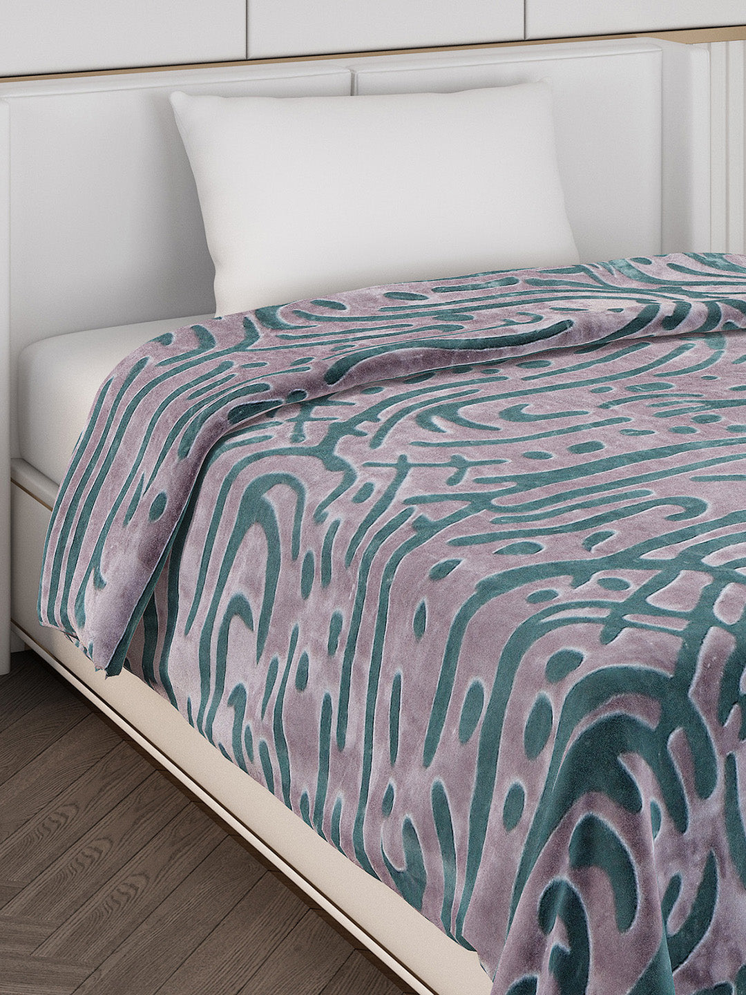 Printed Single Bed Blanket for Mild Winter -2 Ply