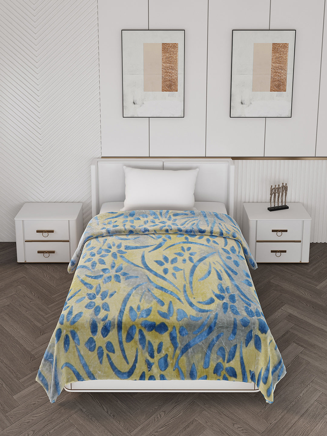 Printed Single Bed Blanket for Mild Winter -2 Ply