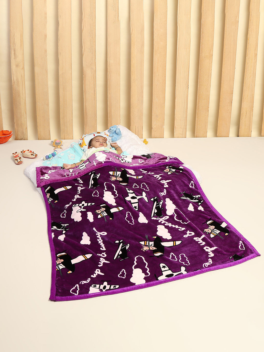 Printed Baby Blanket for Mild Winter -2 Ply