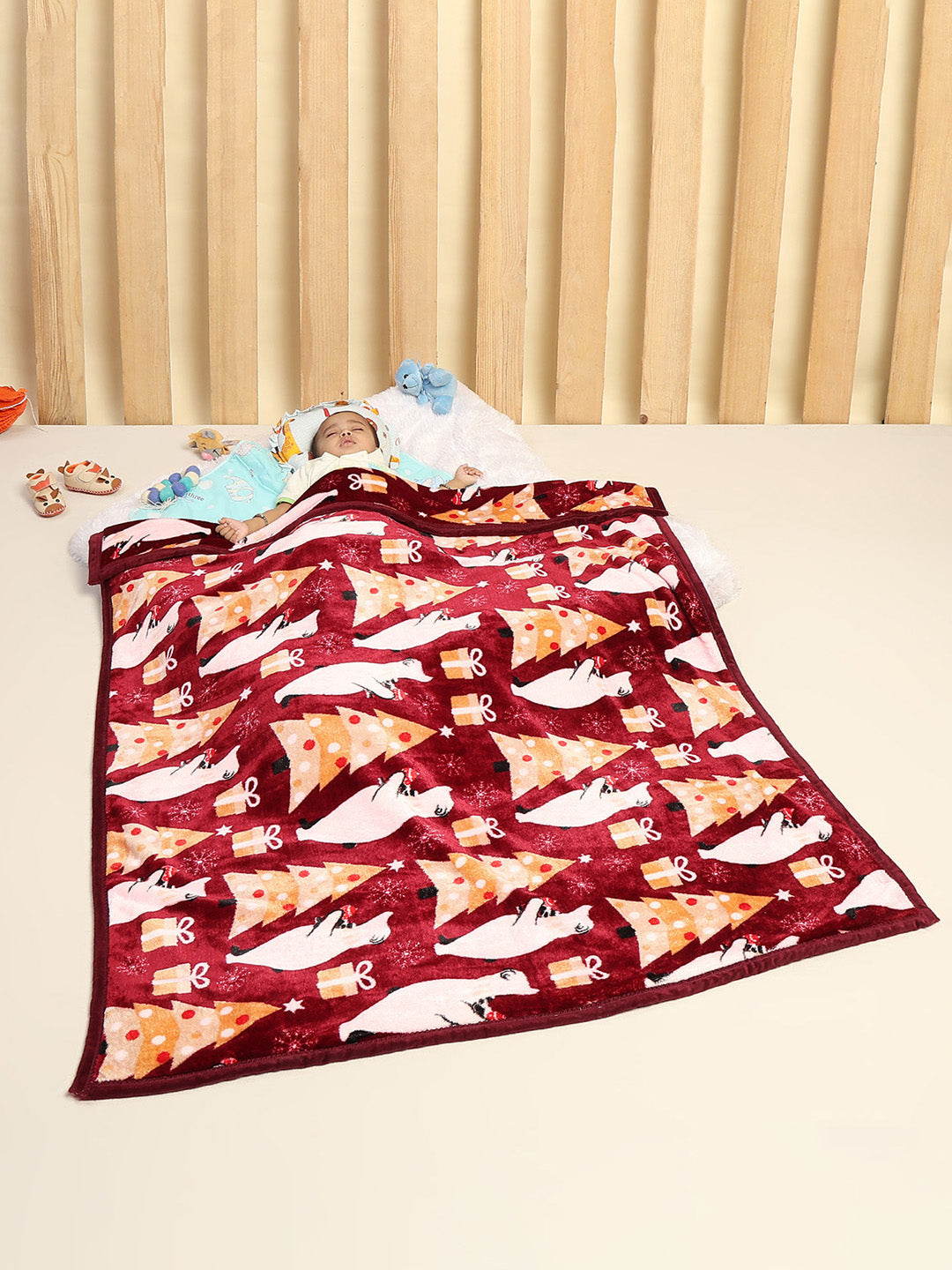 Printed Baby Blanket for Mild Winter -2 Ply