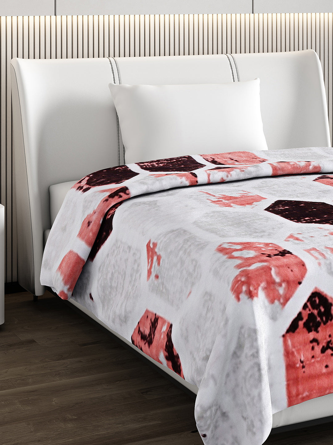 Printed Single Bed Blanket for Heavy Winter -3 Ply