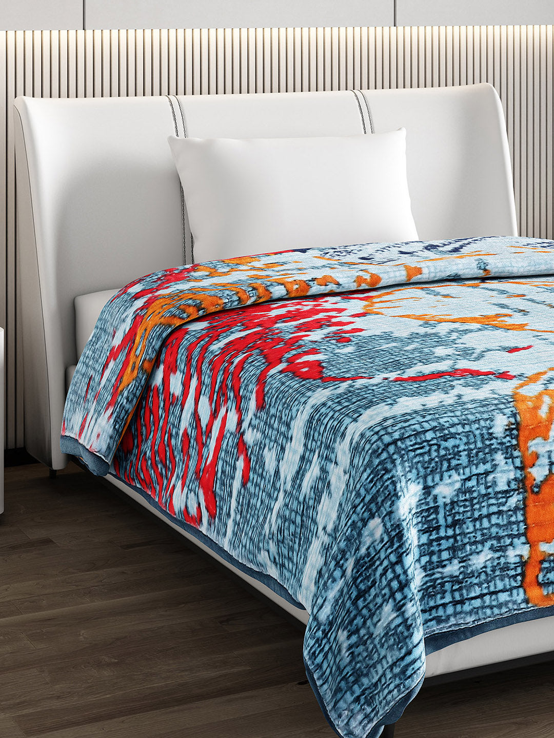 Printed Single Bed Blanket for Heavy Winter -3 Ply