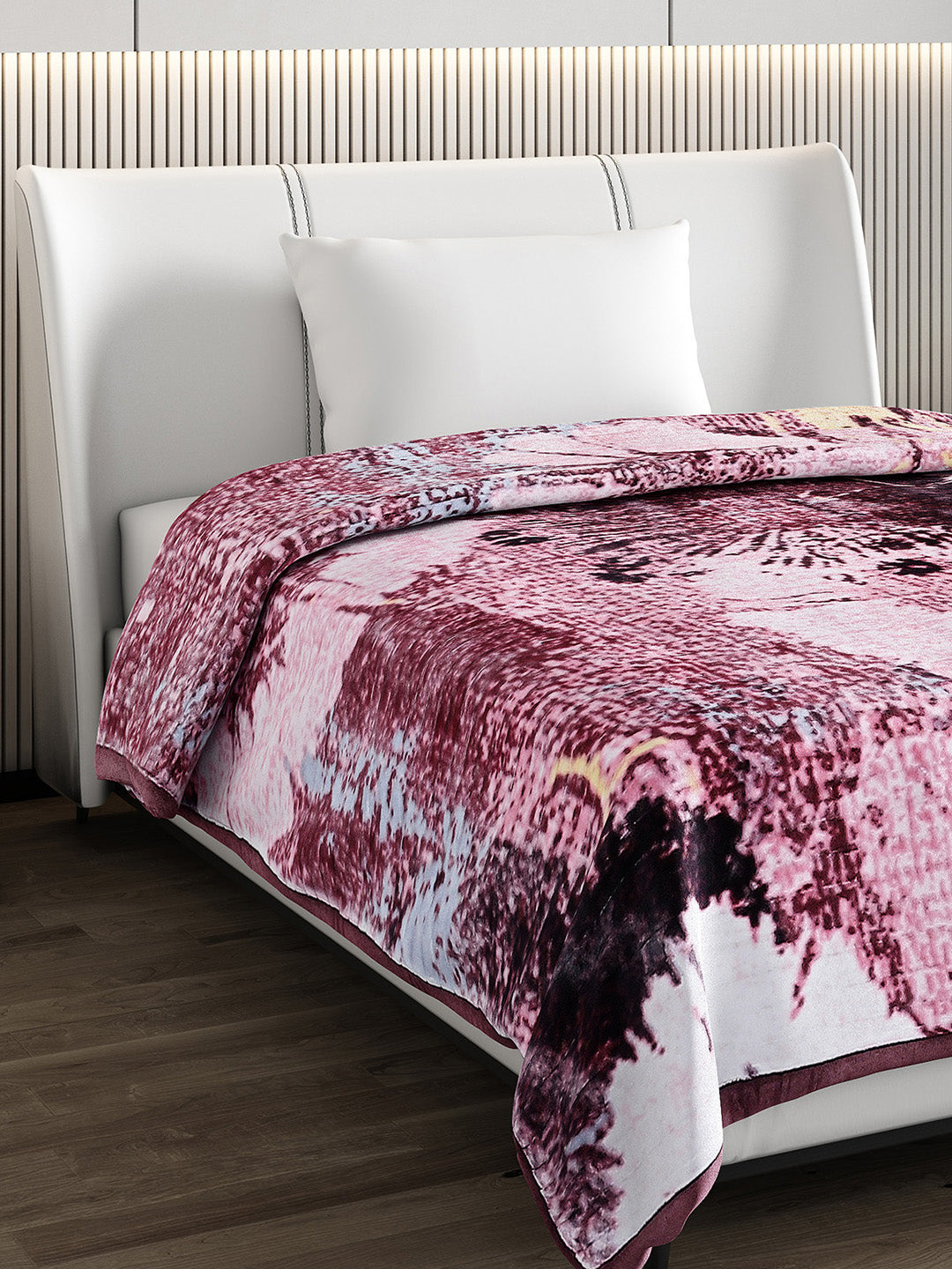 Printed Single Bed Blanket for Heavy Winter -3 Ply