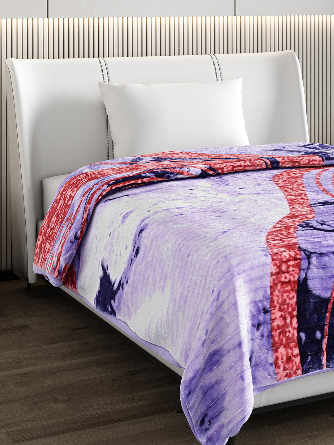 Printed Single Bed Blanket for Heavy Winter -3 Ply