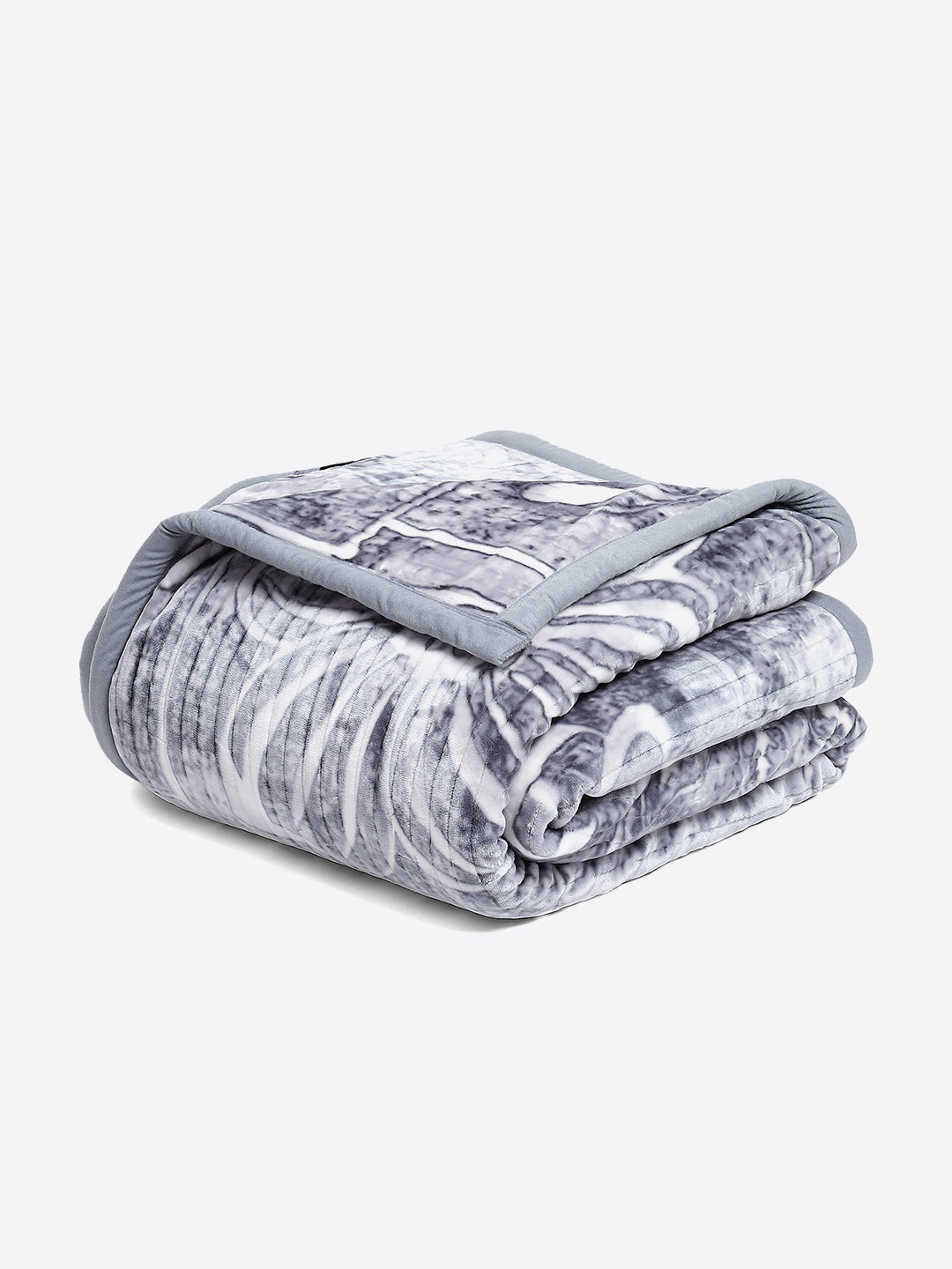 Printed Double Bed Blanket for Heavy Winter -3 Ply