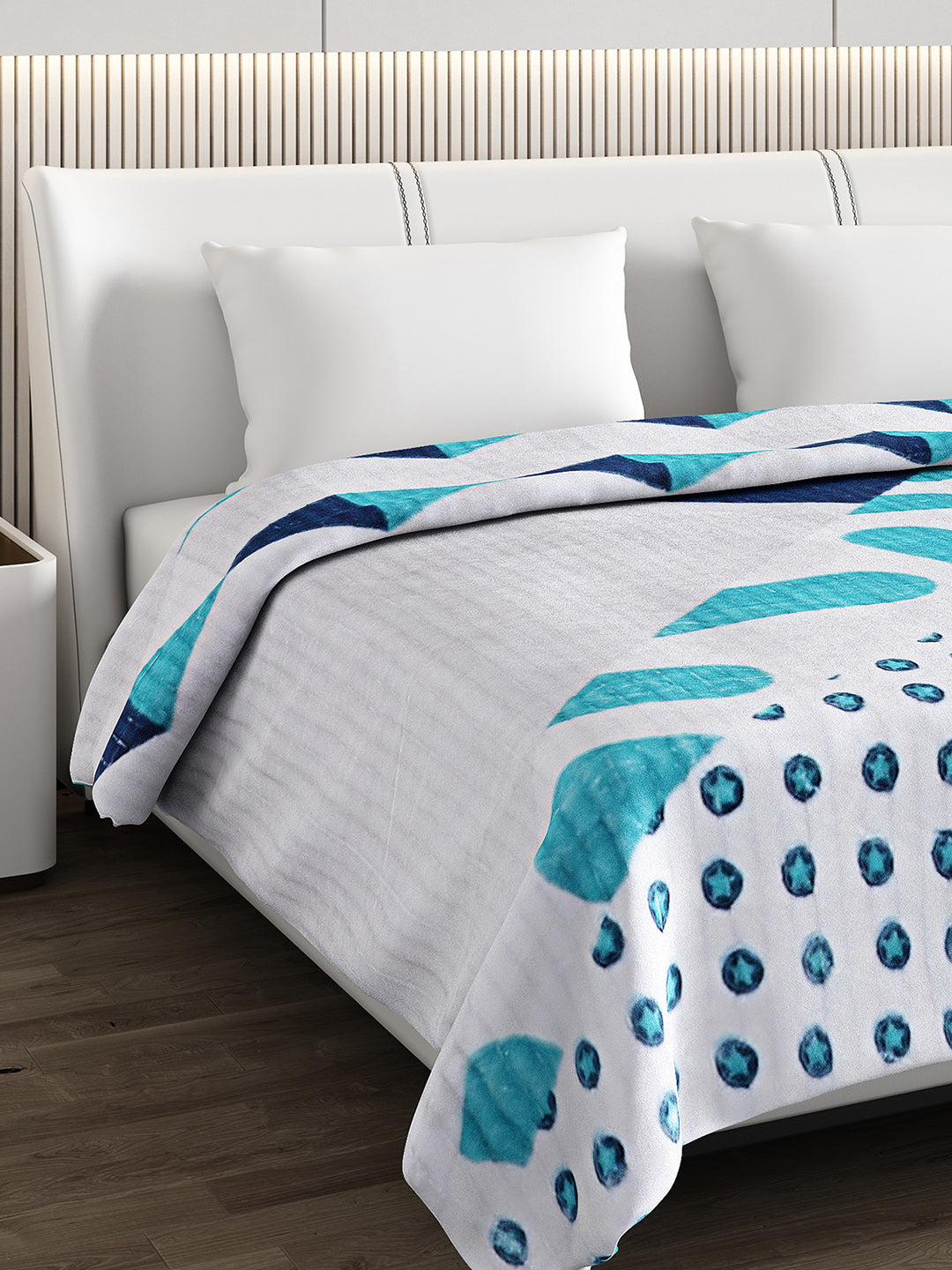 Printed Double Bed Blanket for Heavy Winter -3 Ply