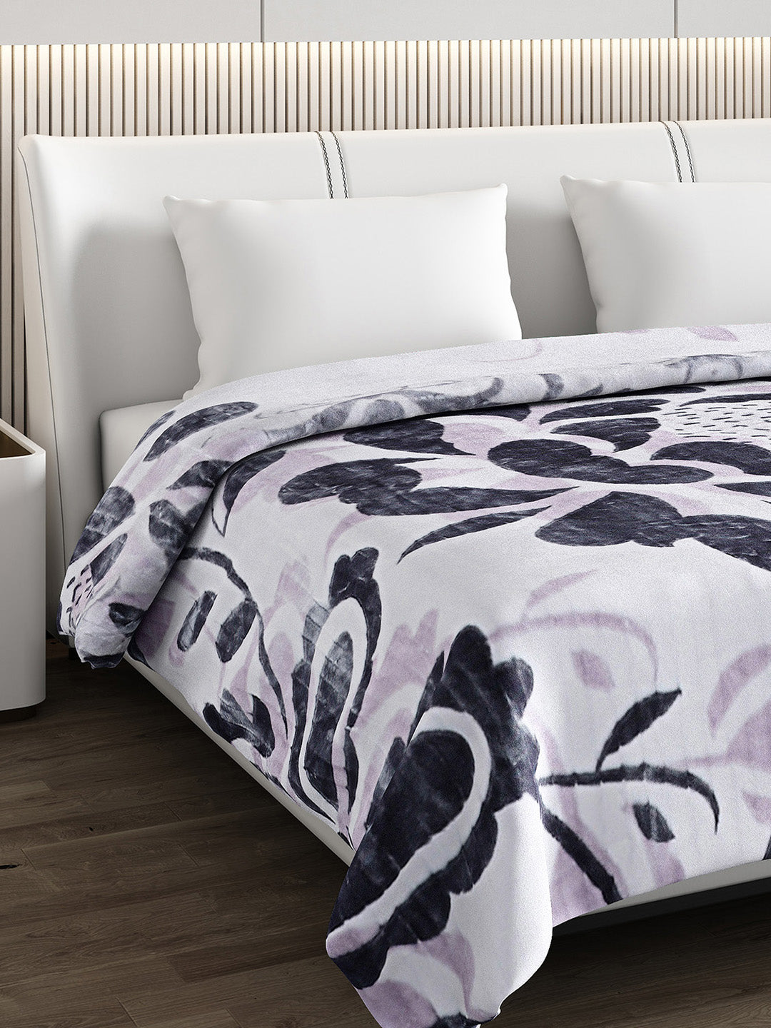 Printed Double Bed Blanket for Heavy Winter -3 Ply