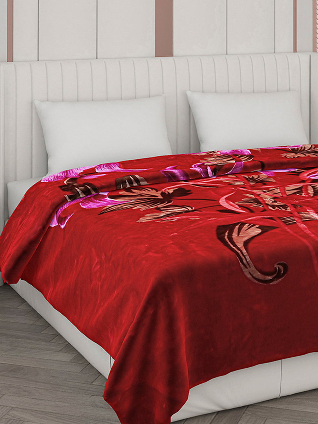 Printed Double Bed Blanket for Heavy Winter -2 Ply