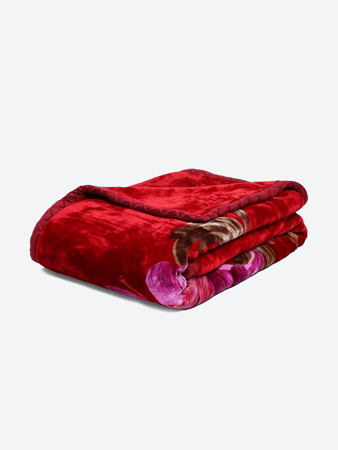 Printed Double Bed Blanket for Heavy Winter -2 Ply