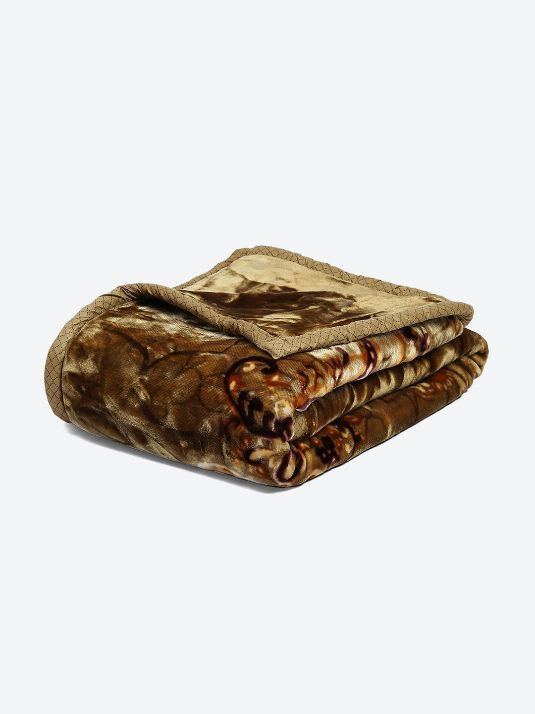 Printed Double Bed Blanket for Mild Winter -2 Ply