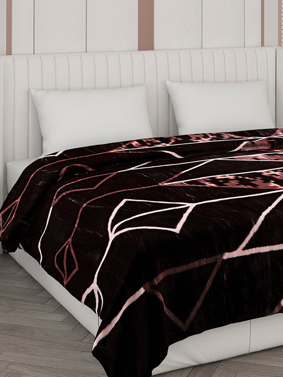 Printed Double Bed Blanket for Mild Winter -2 Ply