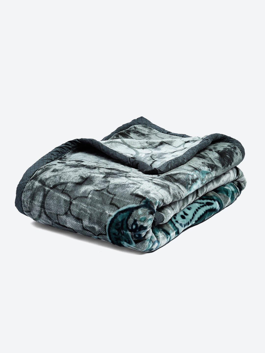 Printed Double Bed Blanket for Mild Winter -2 Ply