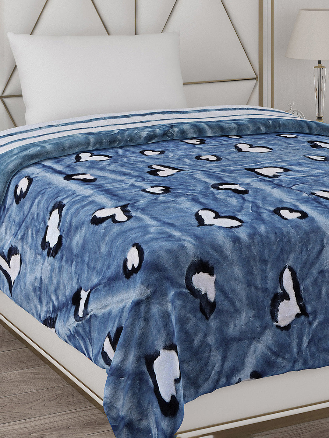 Printed Single Bed Blanket for Mild Winter -2 Ply