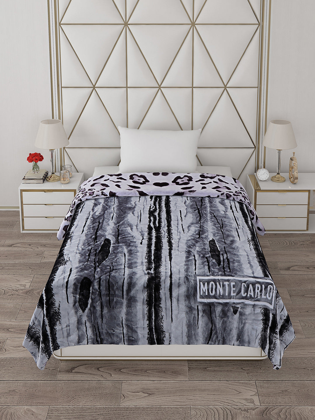 Printed Single Bed Blanket for Mild Winter -2 Ply