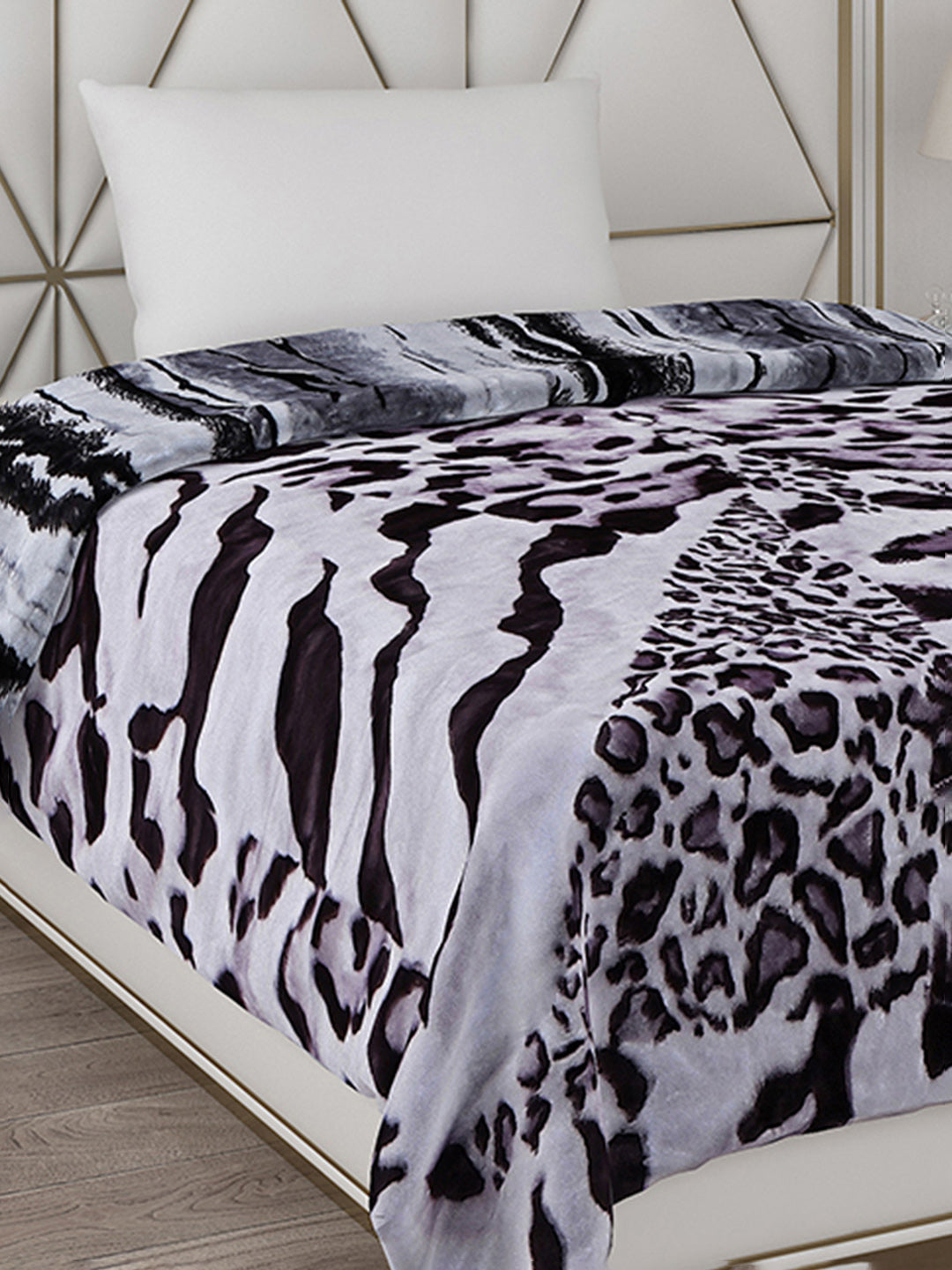 Printed Single Bed Blanket for Mild Winter -2 Ply