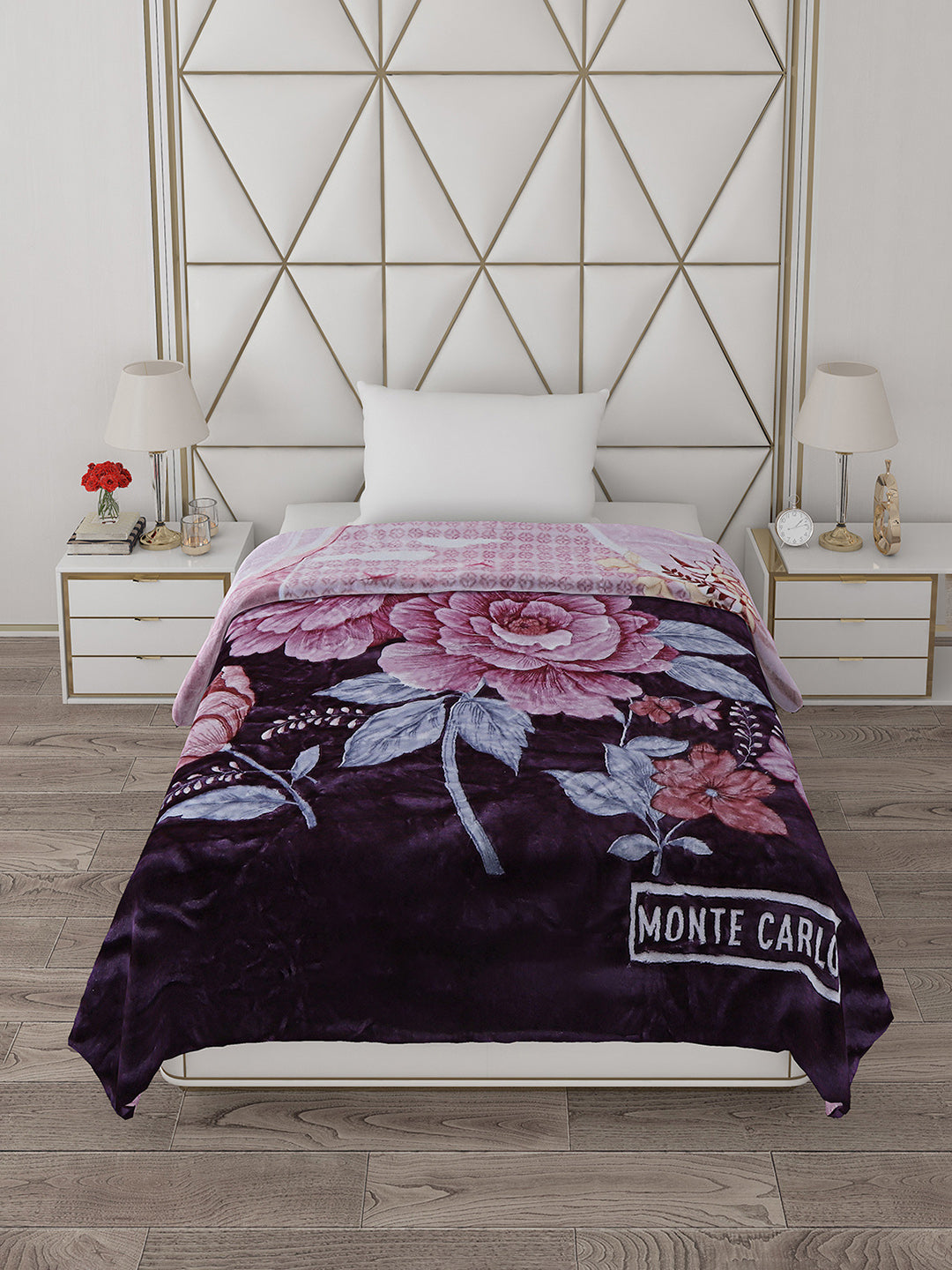 Printed Single Bed Blanket for Mild Winter -2 Ply