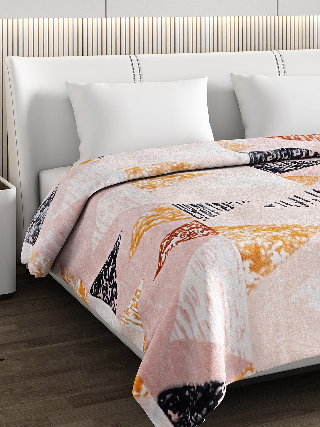 Printed Double Bed Blanket for Heavy Winter -3 Ply