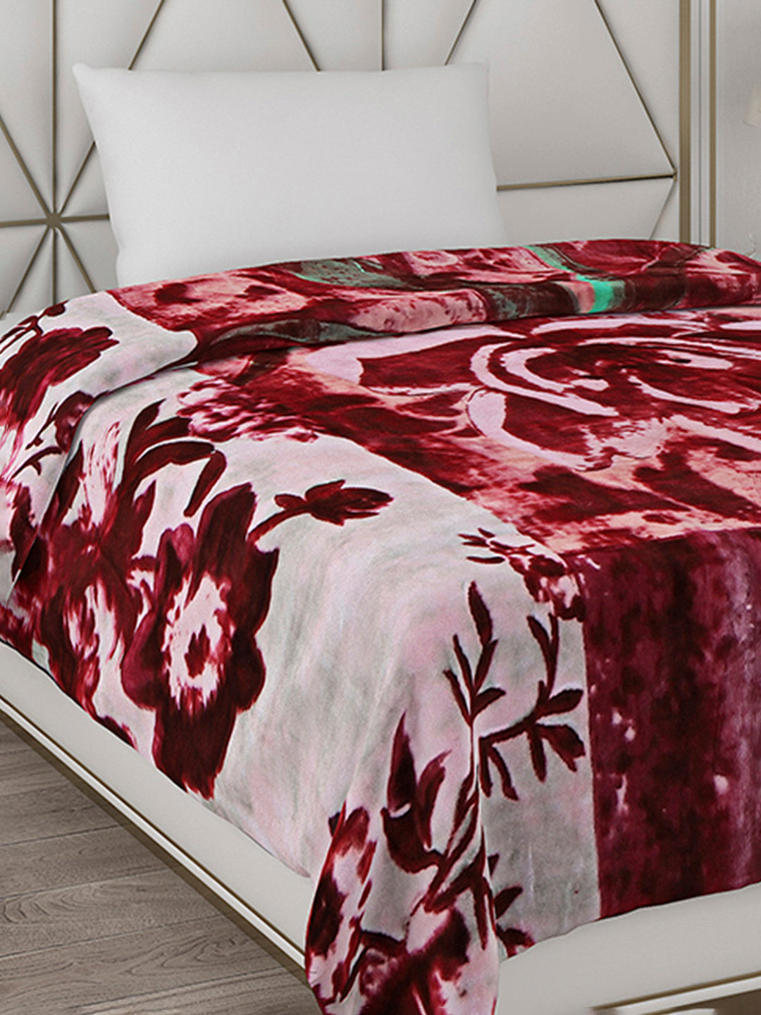 Printed Single Bed Blanket for Heavy Winter -2 Ply