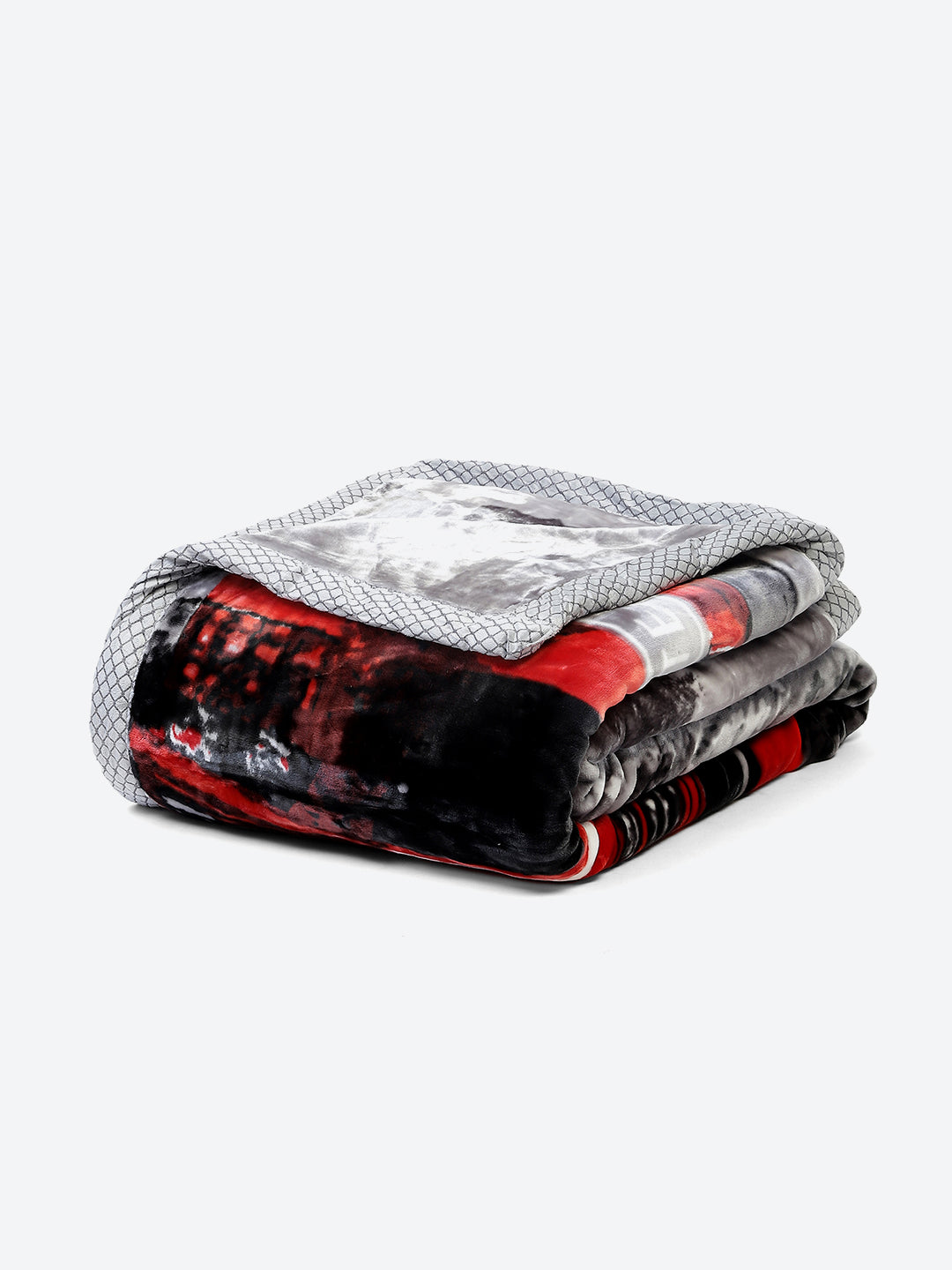 Printed Double Bed Blanket for Heavy Winter -2 Ply