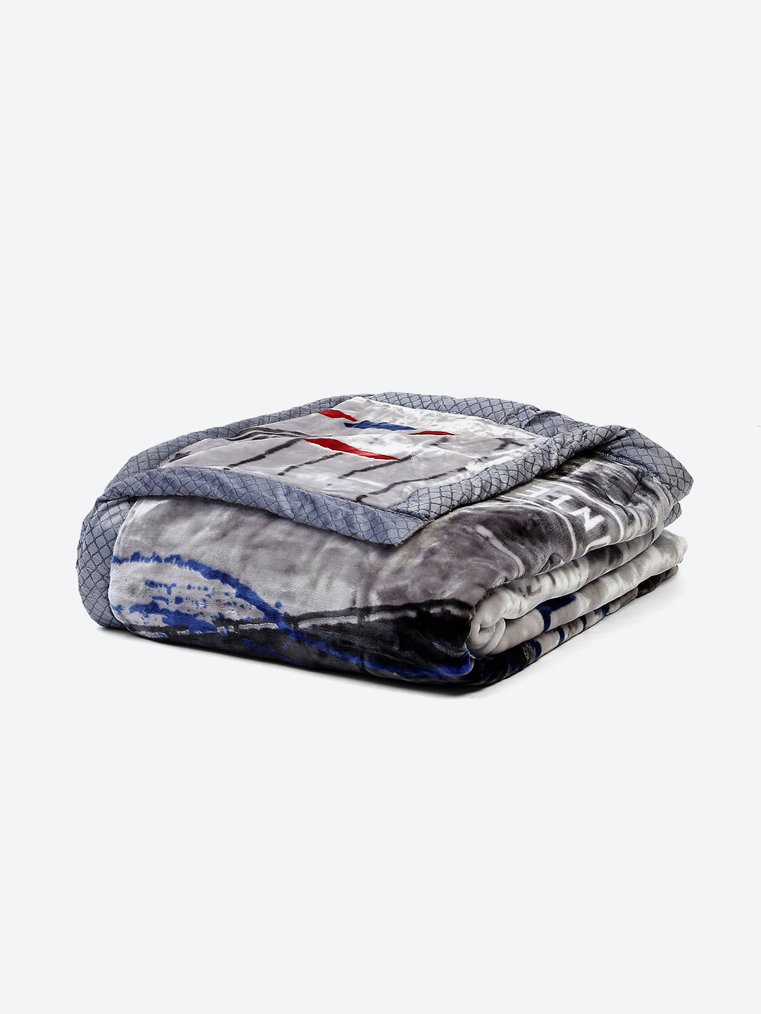 Printed Double Bed Blanket for Heavy Winter -2 Ply