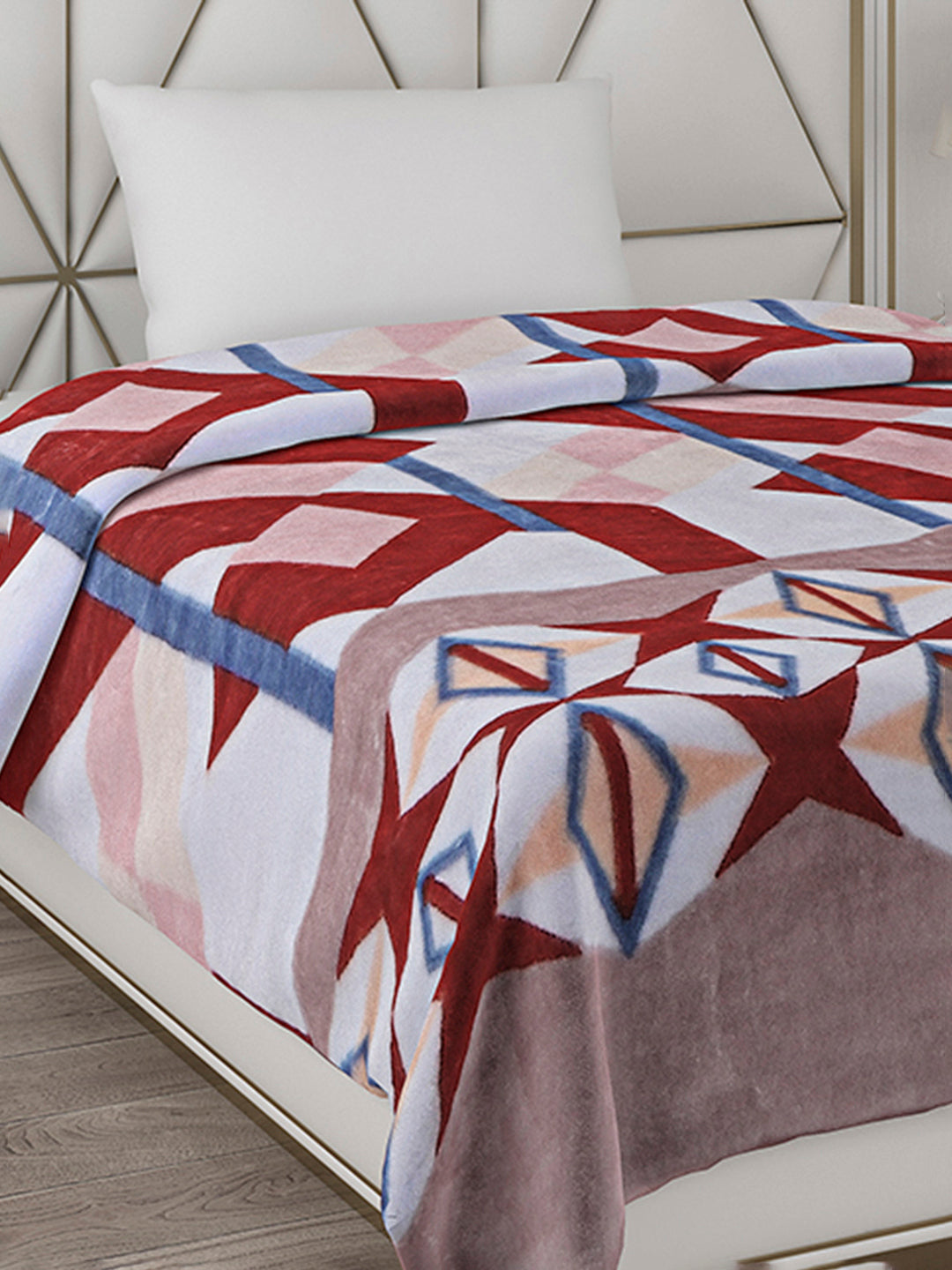 Printed Single Bed Blanket for Mild Winter -1 Ply