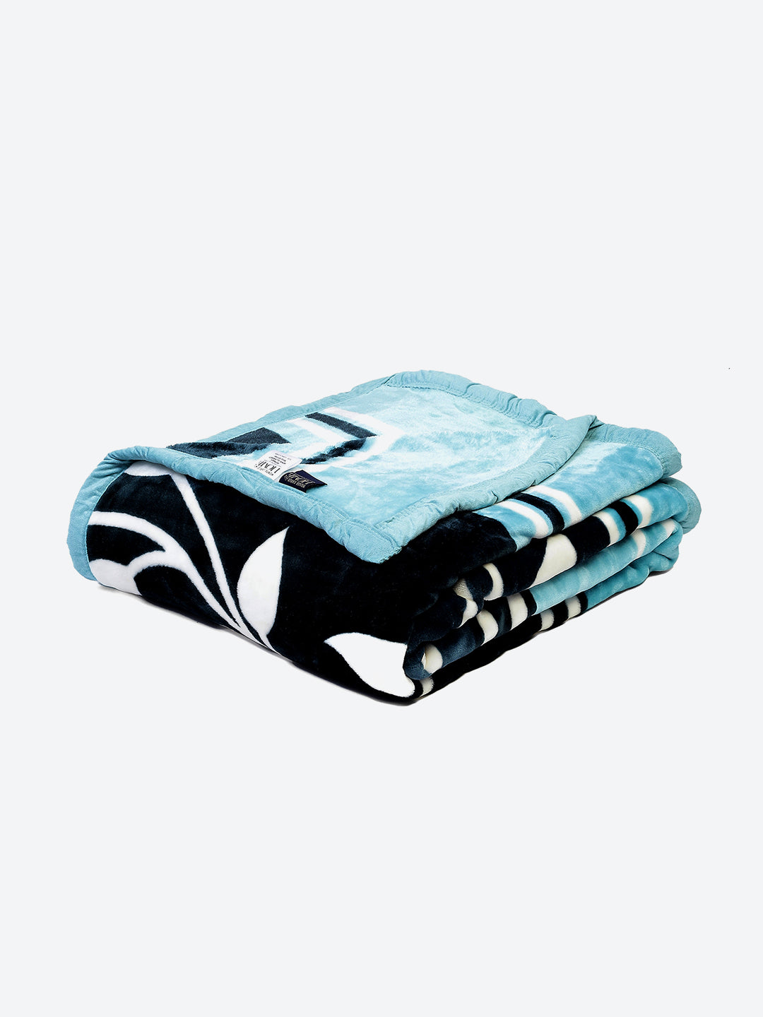 Printed Double Bed Blanket for Mild Winter -1 Ply