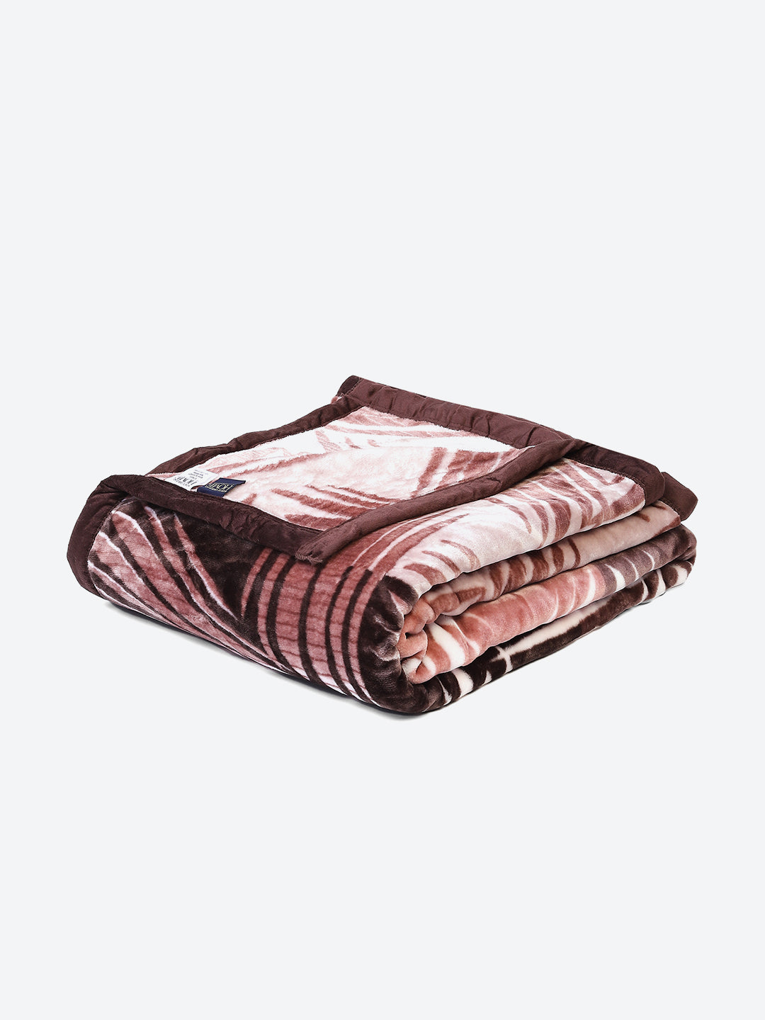 Printed Double Bed Blanket for Mild Winter -1 Ply