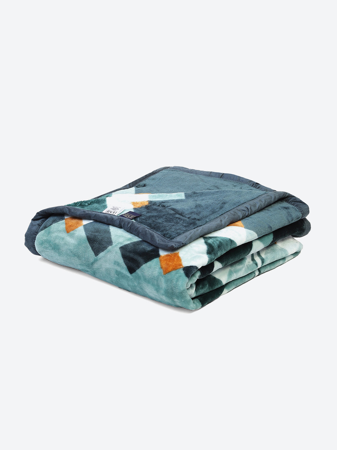 Printed Double Bed Blanket for Mild Winter -1 Ply