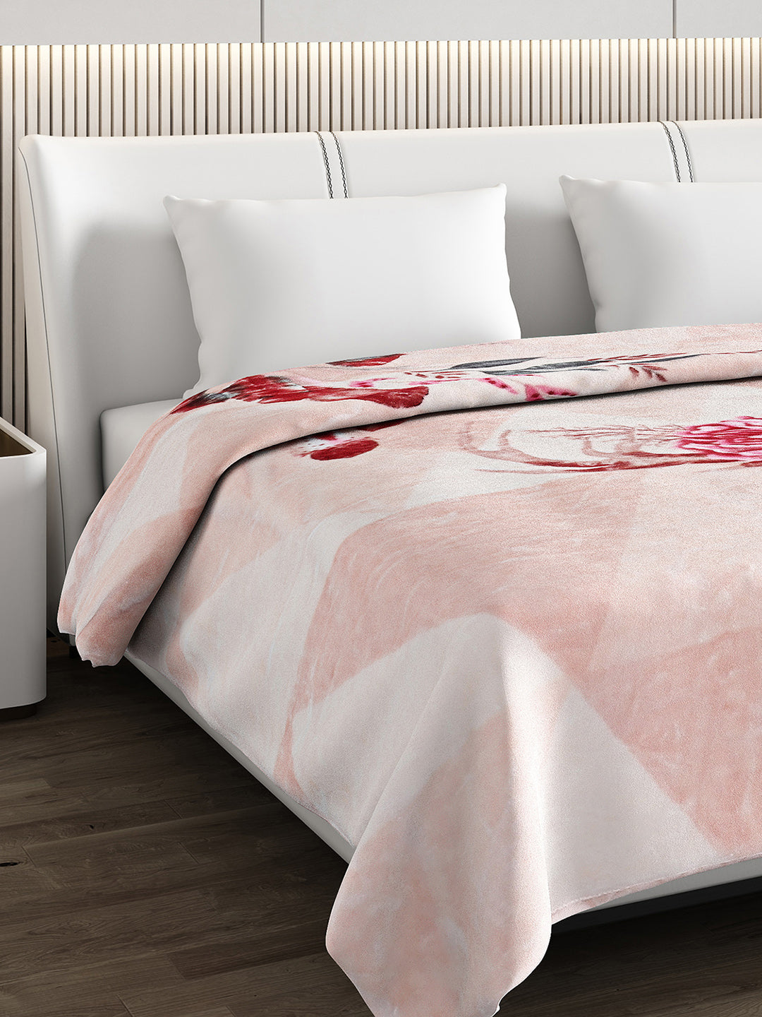 Printed Double Bed Blanket for Heavy Winter -3 Ply