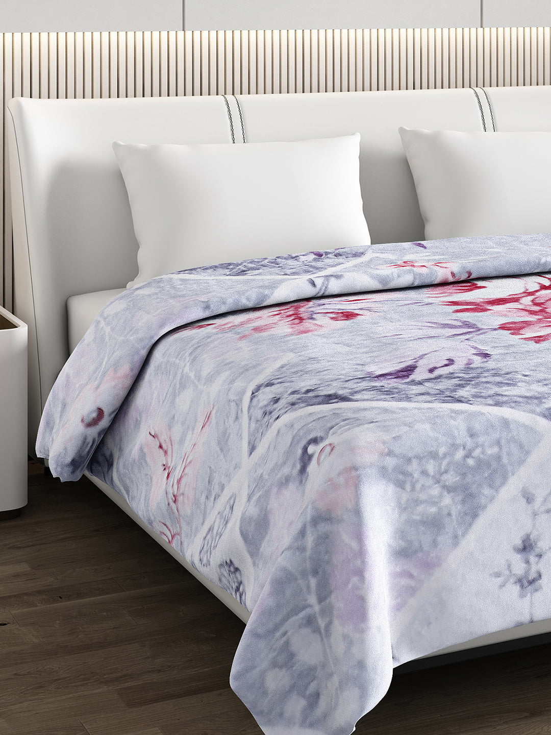 Printed Double Bed Blanket for Heavy Winter -3 Ply