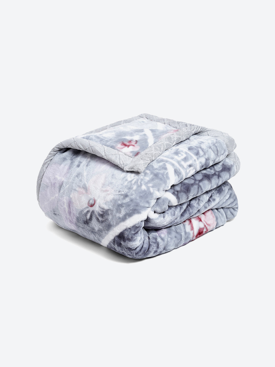 Printed Double Bed Blanket for Heavy Winter -3 Ply