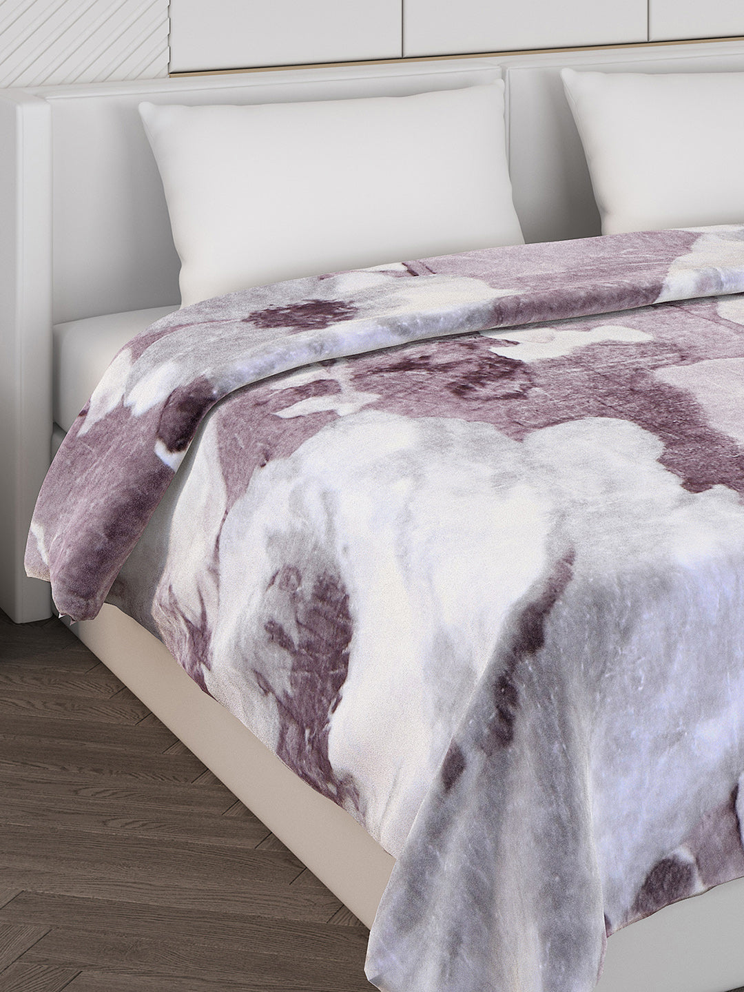 Printed Double Bed Blanket for Mild Winter -2 Ply