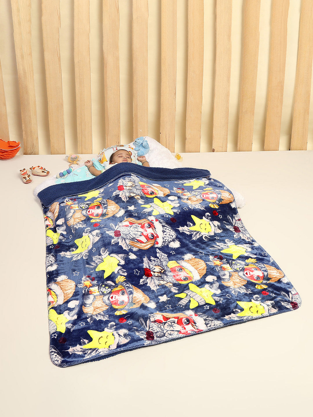 Printed Baby Blanket for Mild Winter -2 Ply