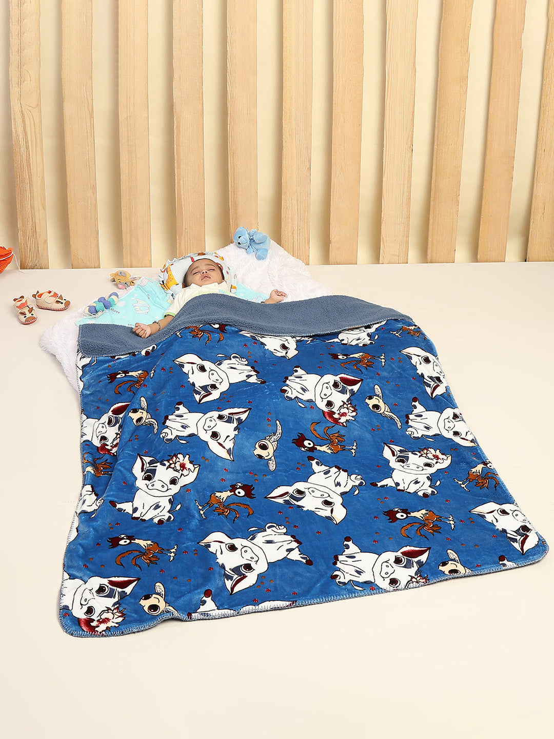 Printed Baby Blanket for Mild Winter -2 Ply