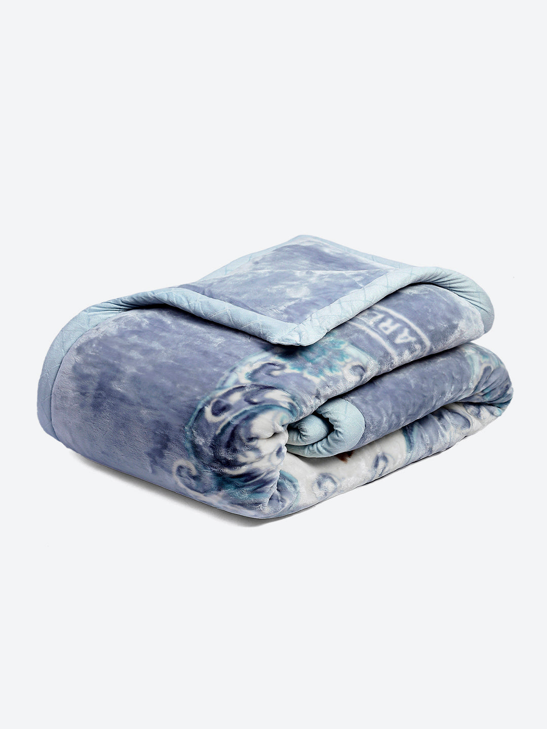 Printed Double Bed Blanket for Heavy Winter -3 Ply