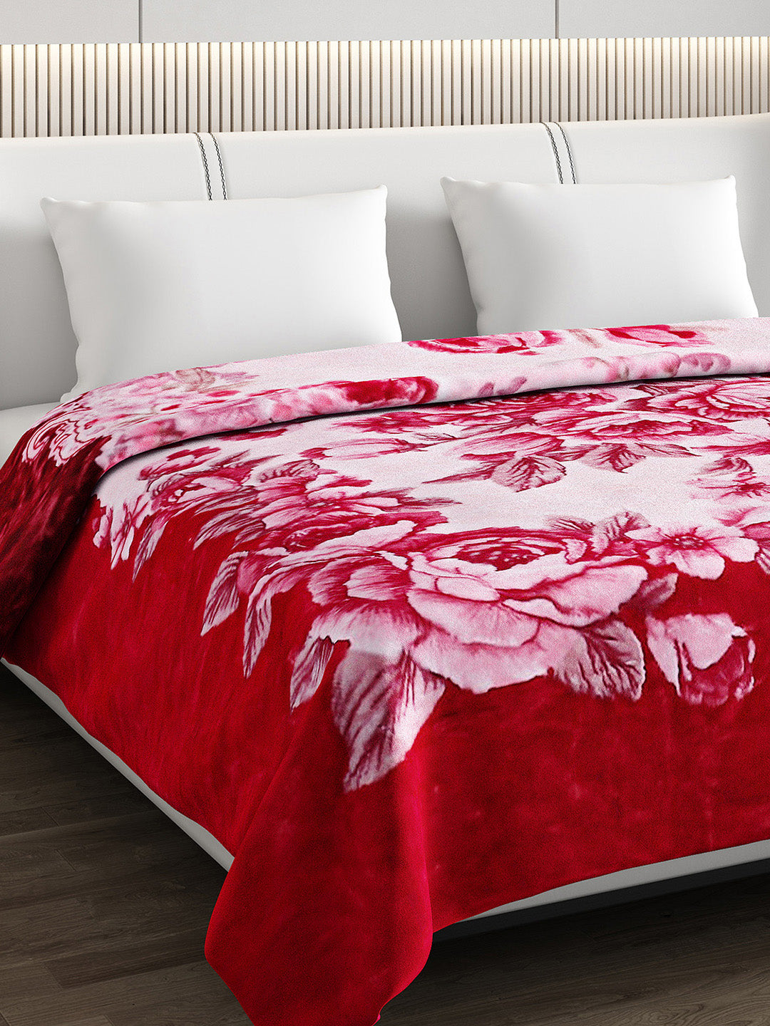 Printed Double Bed Blanket for Mild Winter -2 Ply