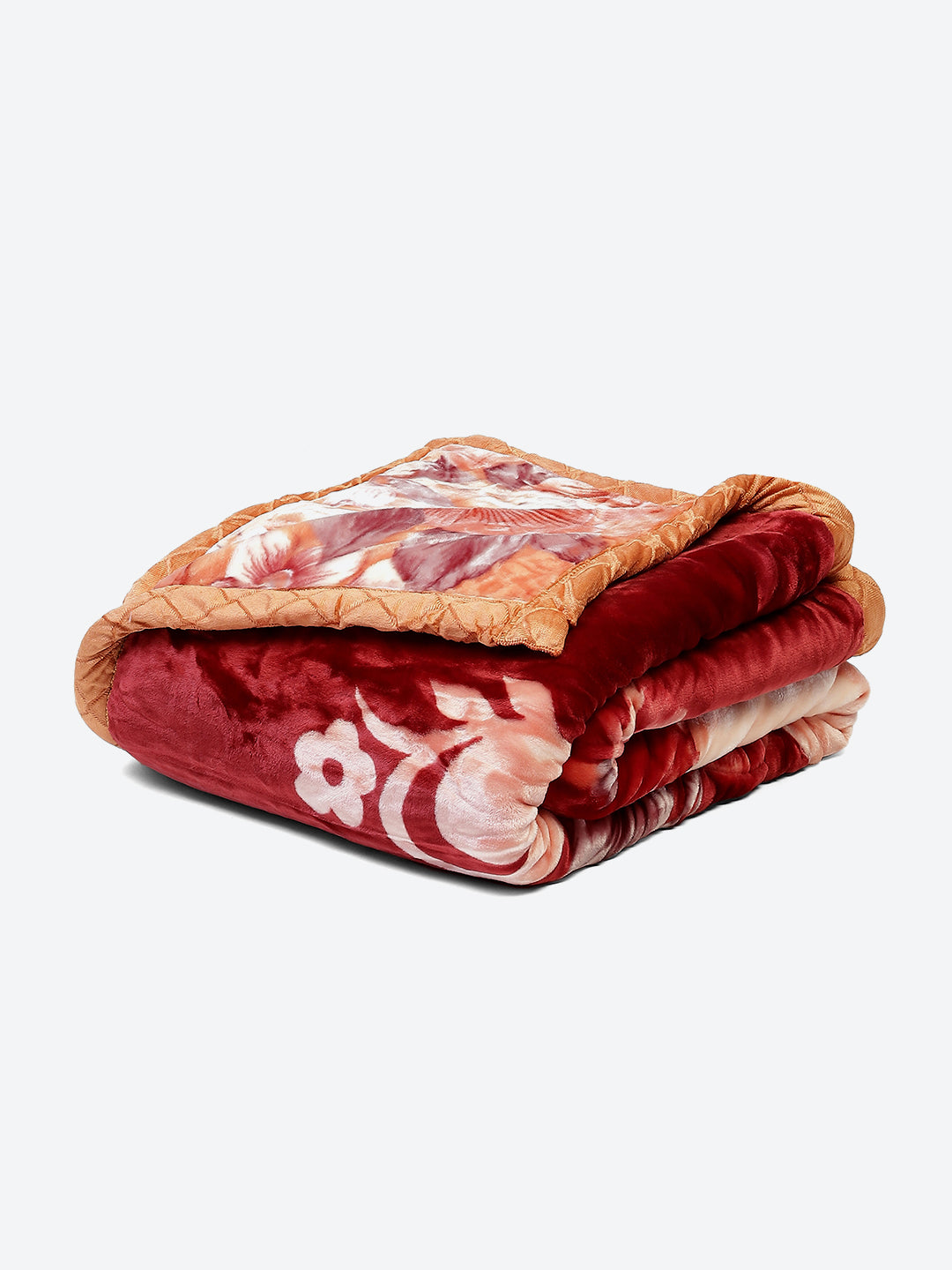 Printed Double Bed Blanket for Mild Winter -2 Ply