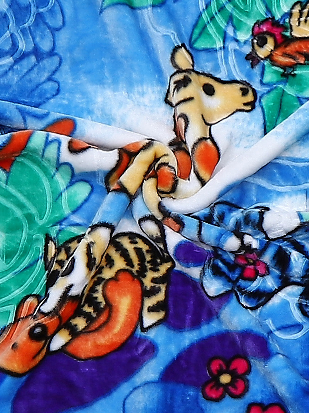 Printed Baby Blanket for Mild Winter -1 Ply