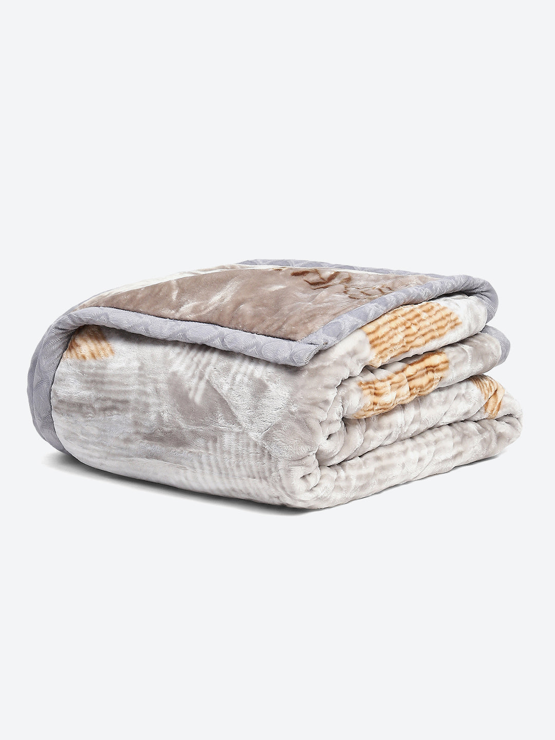 Printed Double Bed Blanket for Heavy Winter -2 Ply