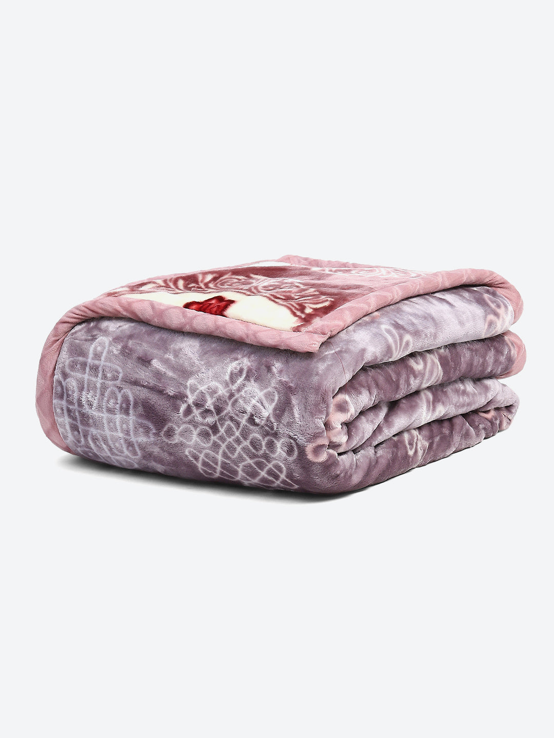 Printed Double Bed Blanket for Heavy Winter -2 Ply