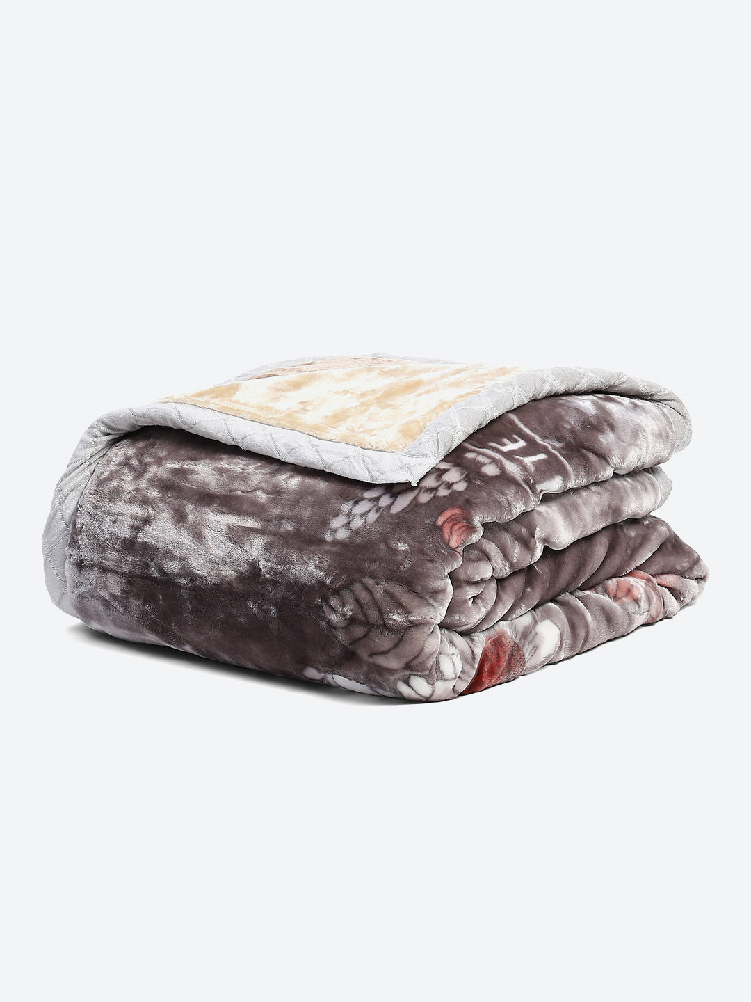 Printed Double Bed Blanket for Heavy Winter -2 Ply