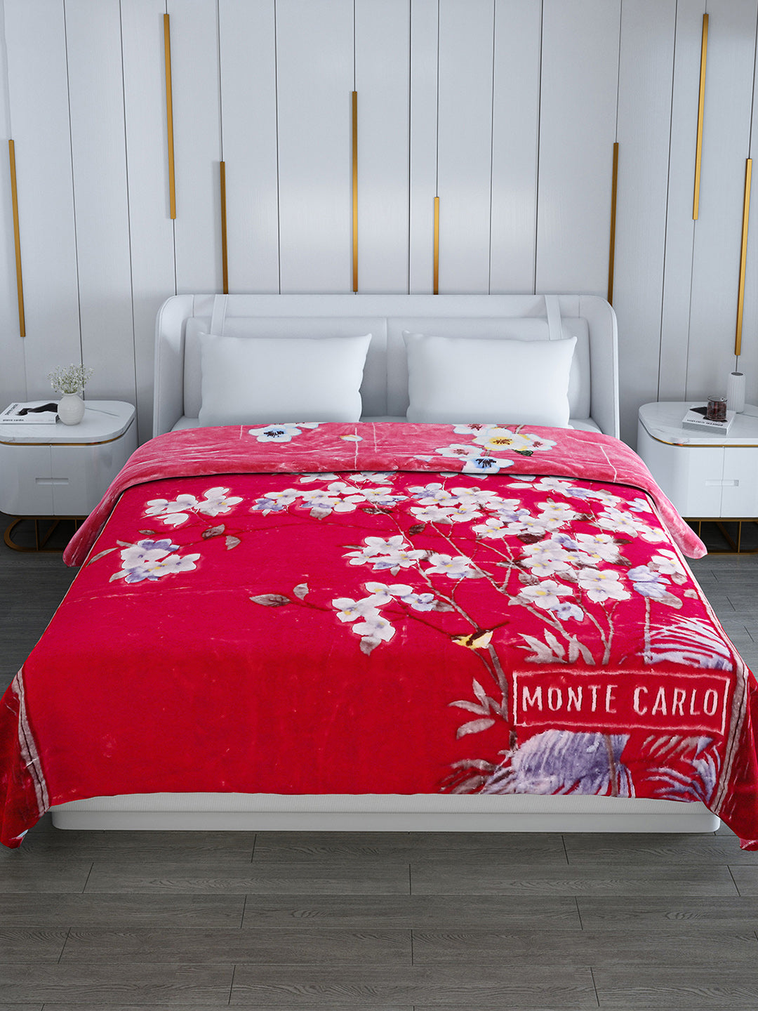 Printed Double Bed Blanket for Heavy Winter -2 Ply